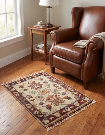 1' 11 x 2' 9 Hand Knotted Ariana Ziegler Rug