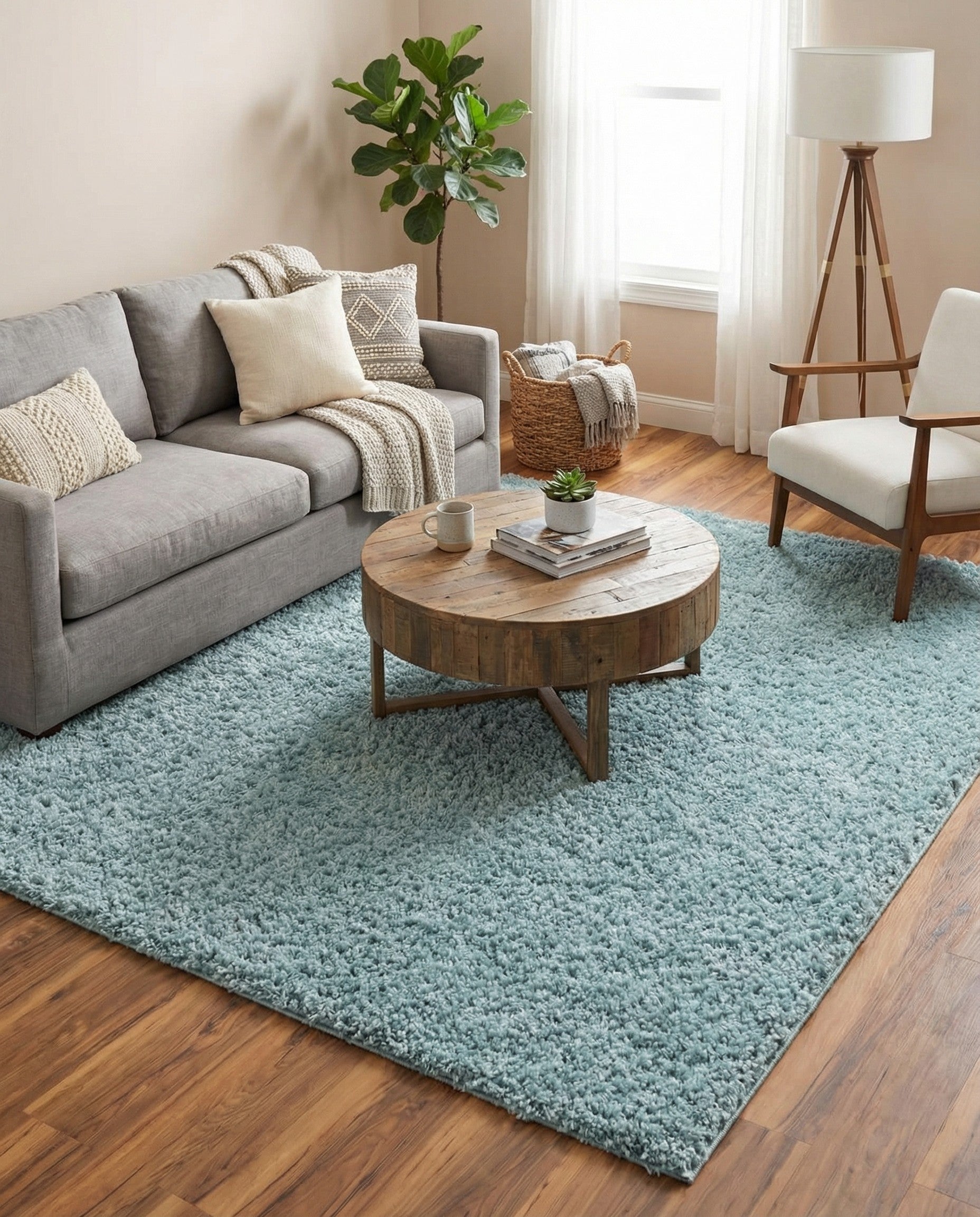  7' x 7' Zermatt Shag Square Rug