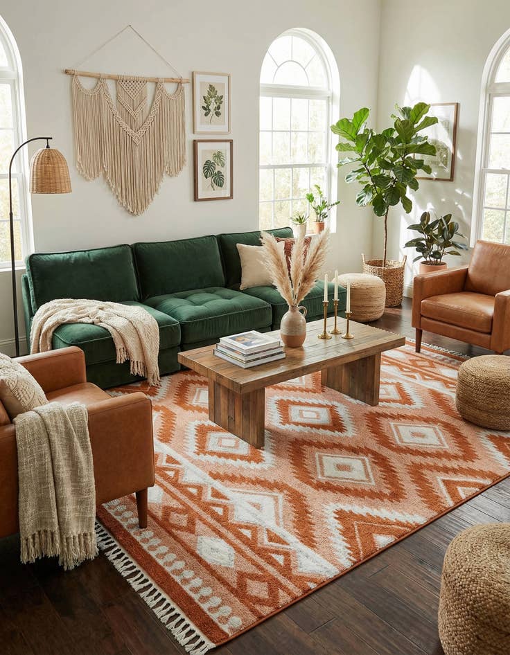 Detail image of 9' 6 x 14' 3 Boho Rug