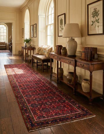 3' 7 x 10' 1 Mahal Wool Runner Rug