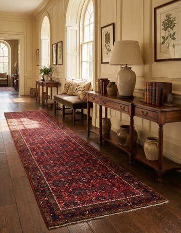 3' 7 x 10' 1 Mahal Wool Runner Rug