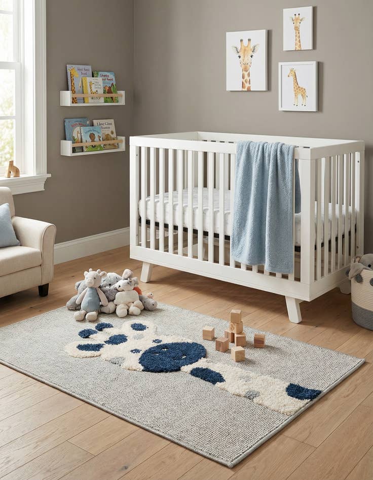 Detail image of 2' x 3' Whimsy Kids Rug