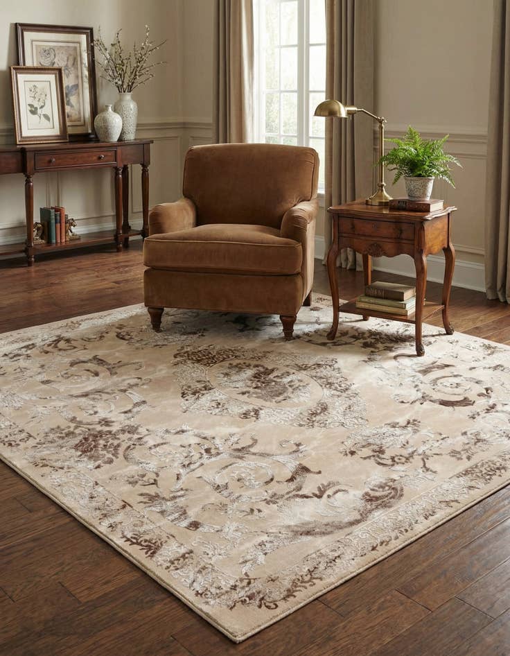 Detail image of 7' 10 x 7' 10 Finsbury Square Rug