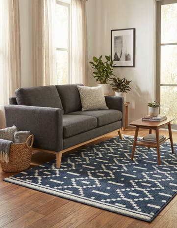 Blue Oslo Rug