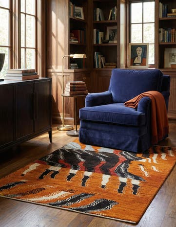 3' 1 x 4' 3 Kashkuli Wool Rug