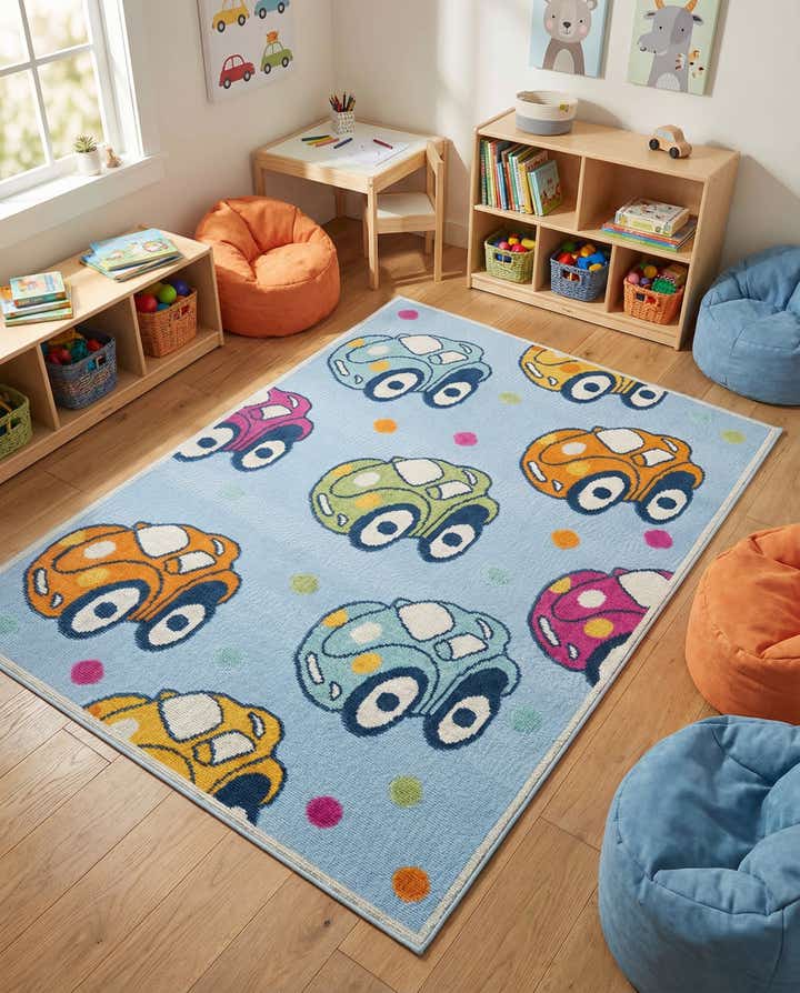 5' 3 x 7' 7 Easy-Clean Indoor / Outdoor Rug