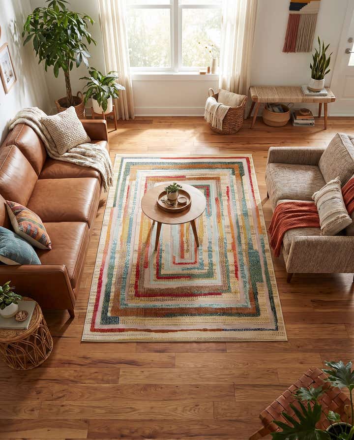 4' x 6' Easy-Clean Casablanca Indoor / Outdoor Rug