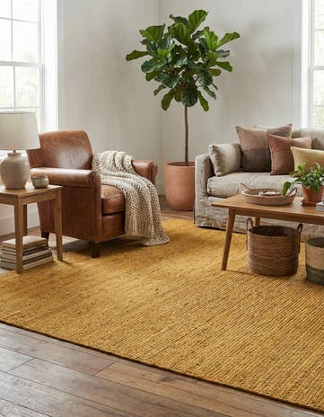 7' 1 x 10' Handmade Braided Jute Rug