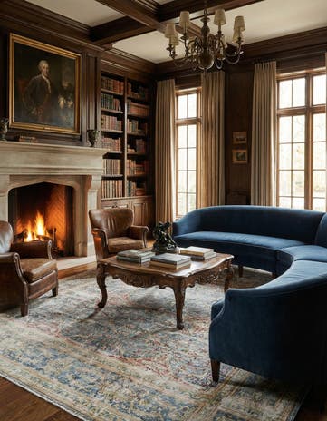 9' 3 x 11' 9 Vintage Royal Wool Rug