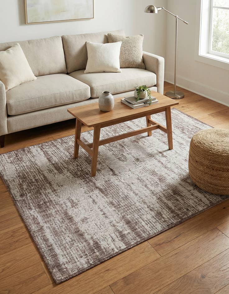 Detail image of 4' x 6' Easy-Clean Modern Indoor / Outdoor Rug
