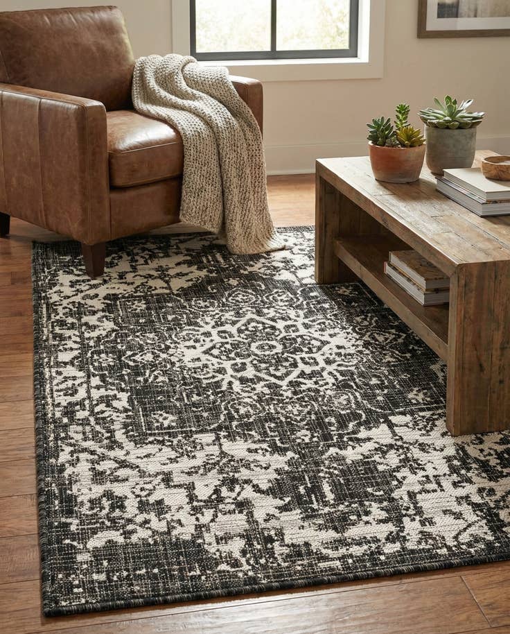 Detail image of 3' x 5' 3 Easy-Clean Jill Zarin Dubai Indoor / Outdoor Rug