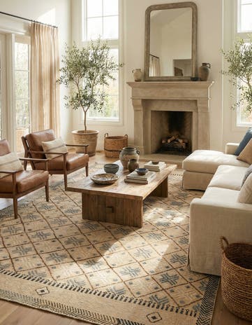 9' x 12' 8 Hand Knotted Darya Wool Rug