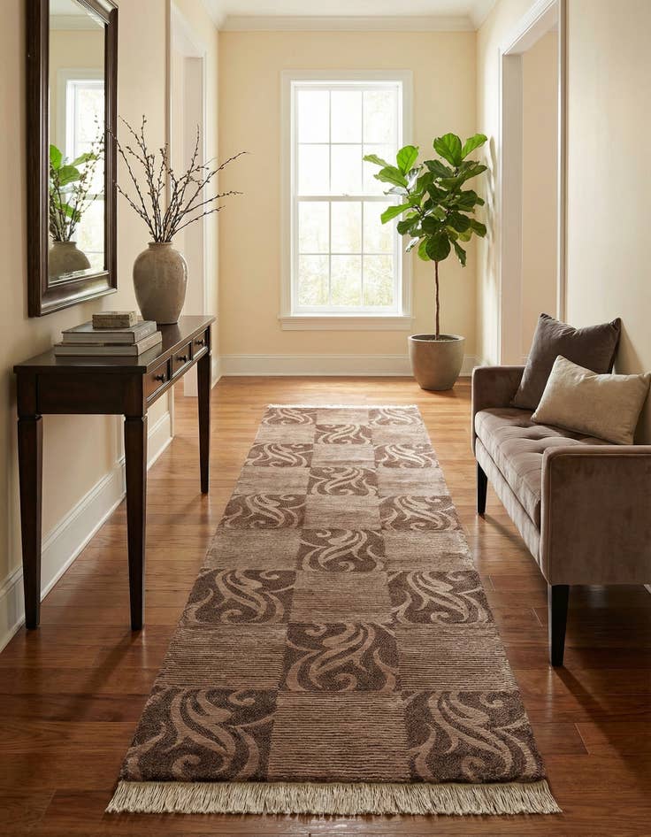 Detail image of 2' 9 x 10' 3  Hand Knotted Darya Wool Runner Rug