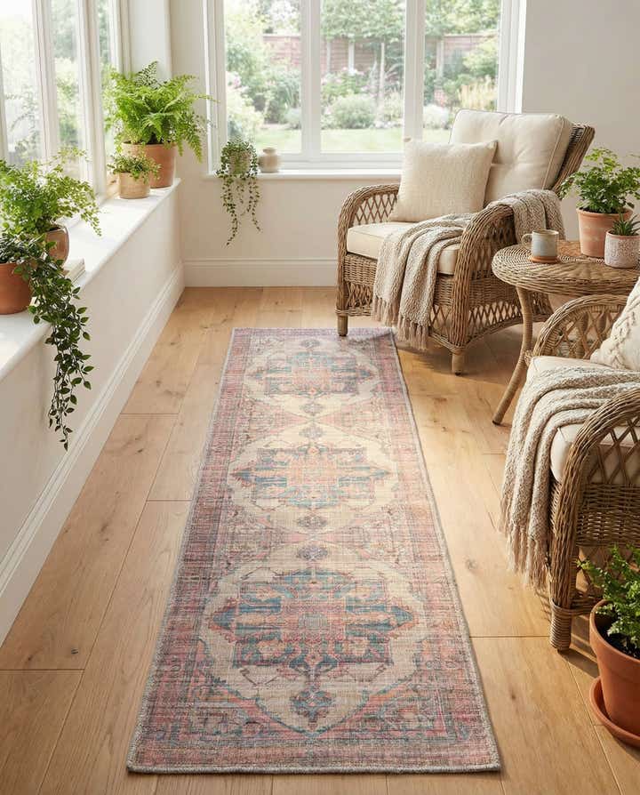 2' x 7' 10 Washable Nostalgia Runner Rug