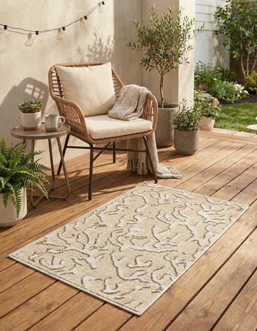 2' x 3' Easy-Clean Sabrina Soto Indoor / Outdoor Rug