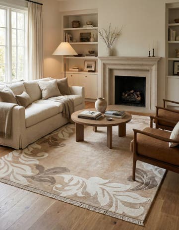 5' 5 x 7' 10 Hand Knotted Darya Wool Rug