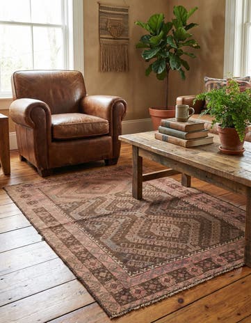3' 6 x 5' 7 Hand Knotted Balouch Persian Wool Rug