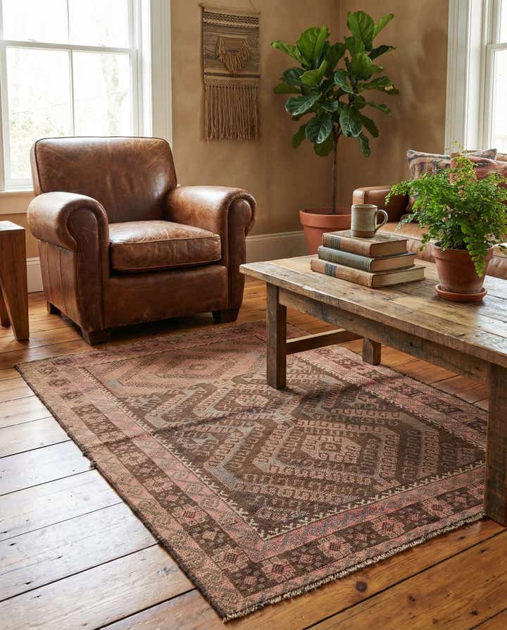 3' 6 x 5' 7 Hand Knotted Balouch Persian Wool Rug