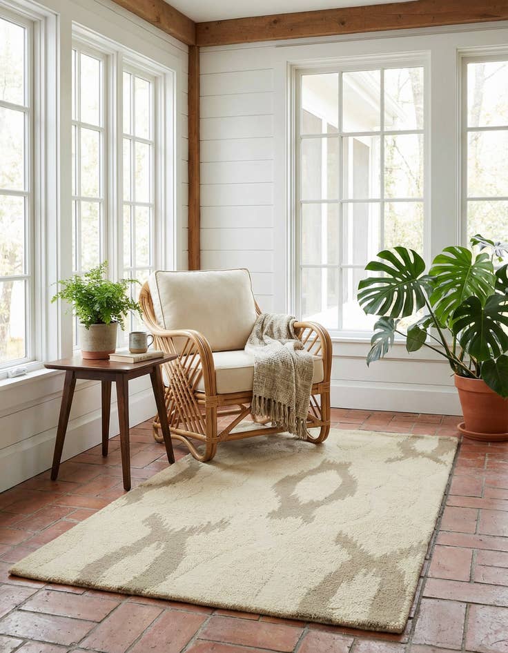 Detail image of 3' x 5' Luna Wool Rug