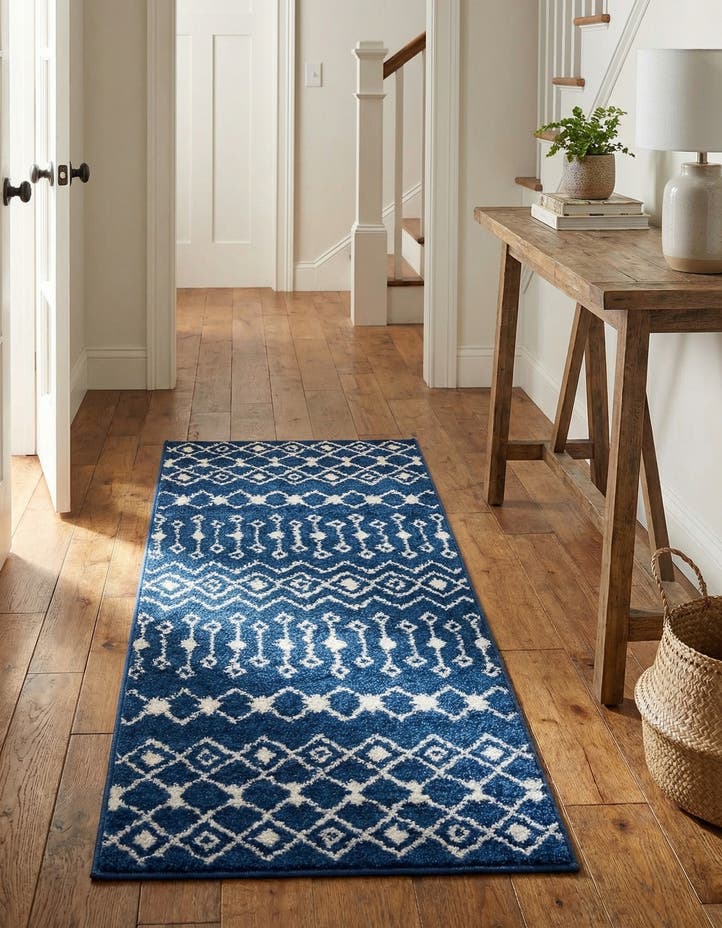2' x 5' 3 Moroccan Trellis Runner...