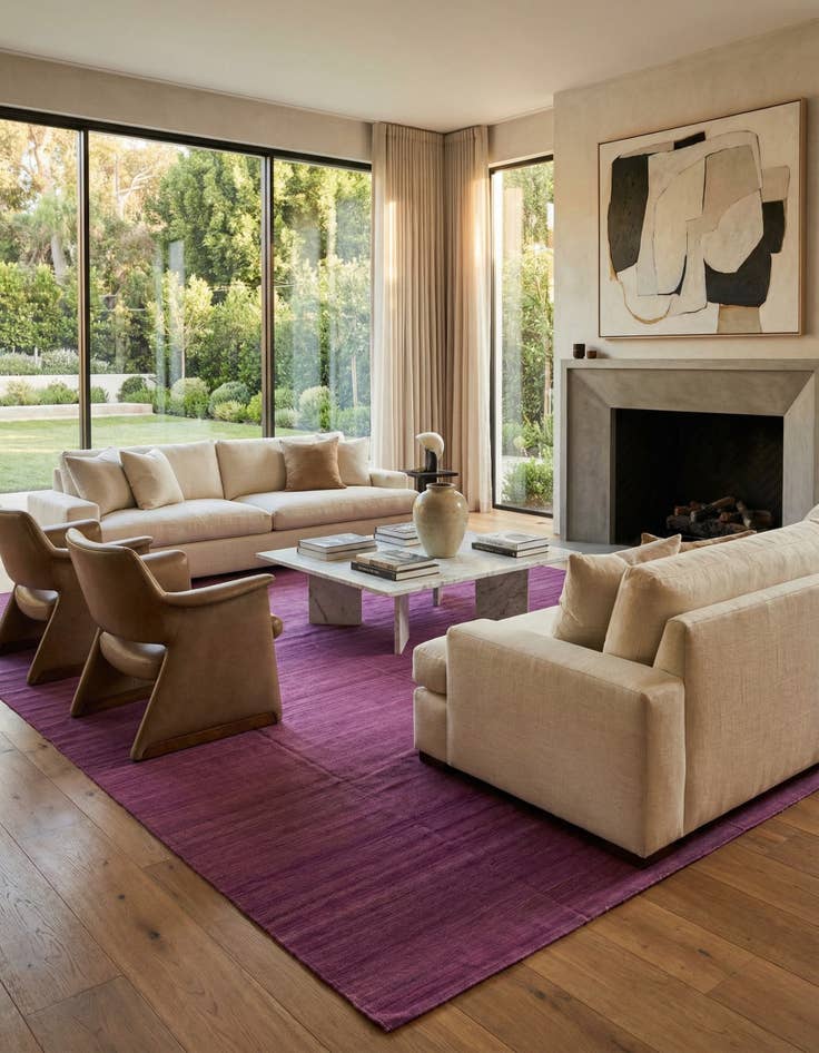 Detail image of 13' 9 x 19' 7  Hand Woven Kilim Modern Wool Rug