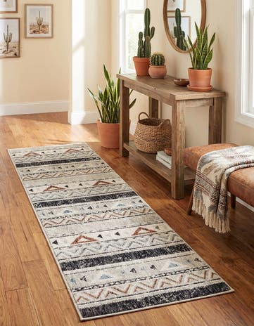 2' x 6' Eco Southwestern Runner Rug