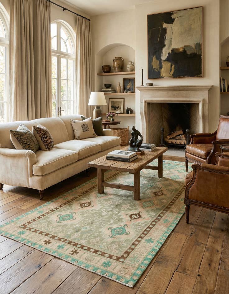 Detail image of 5' x 11' 3  Hand Knotted Ultra Vintage Persian Wool Runner Rug