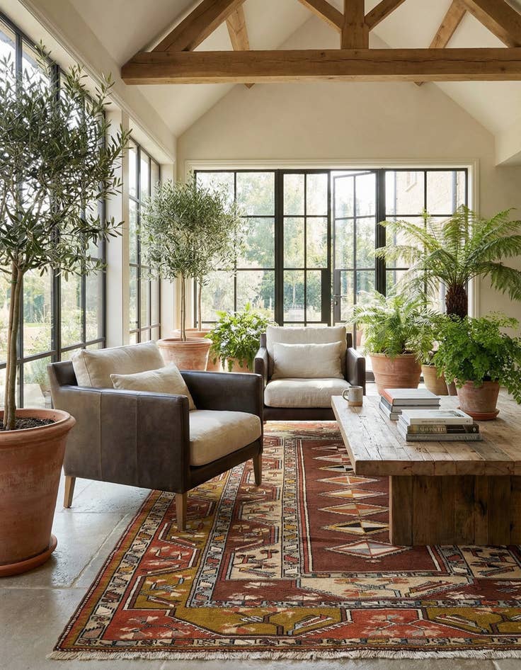 Detail image of 6' 7 x 9' 10 Kasak Rug