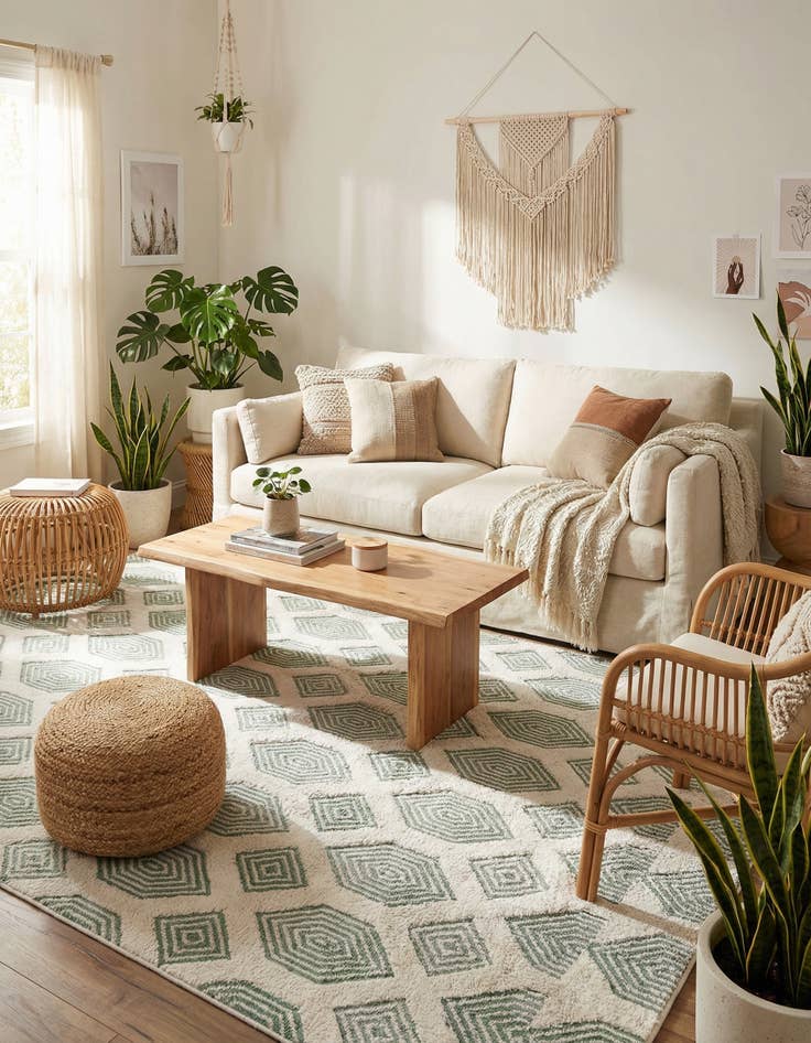 Detail image of 4' 5 x 6' Sabrina Soto Casa Havana Rug