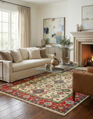 5' 2 x 7' Hand Knotted Kazak Rug