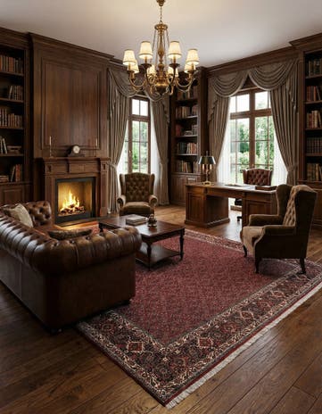 8' 2 x 8' 3 Bidjar Wool Square Rug