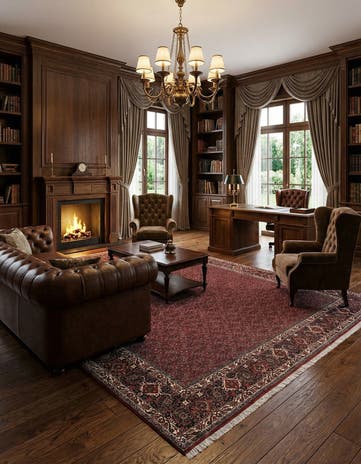 8' 2 x 8' 3 Bidjar Wool Square Rug