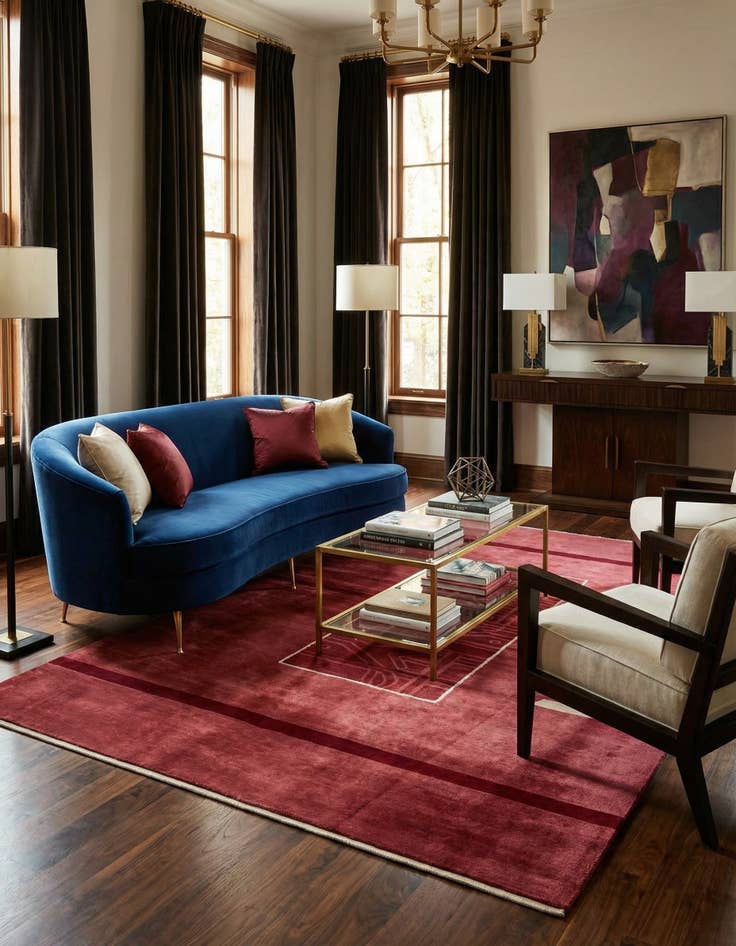 Detail image of 5' 9 x 8' 1 Hand Knotted Nepal Rug