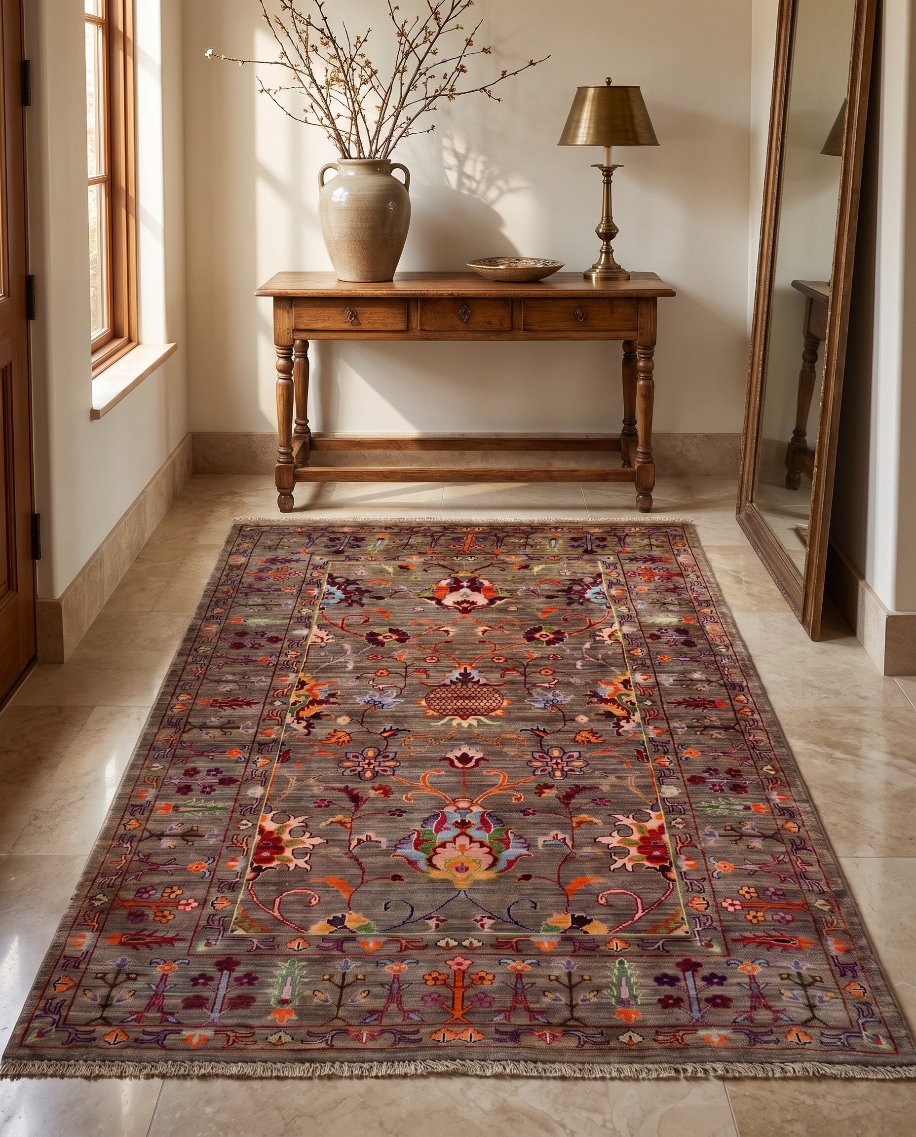 3' 10 x 6' 1 Hand Knotted Ariana Ziegler Rug