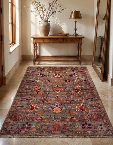 3' 10 x 6' 1 Hand Knotted Ariana Ziegler Rug