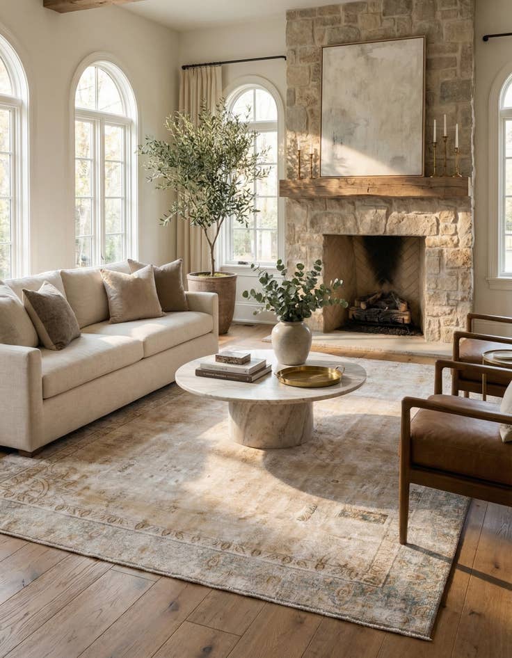 Detail image of 9' x 12' 9  Hand Knotted Ultra Vintage Persian Wool Rug