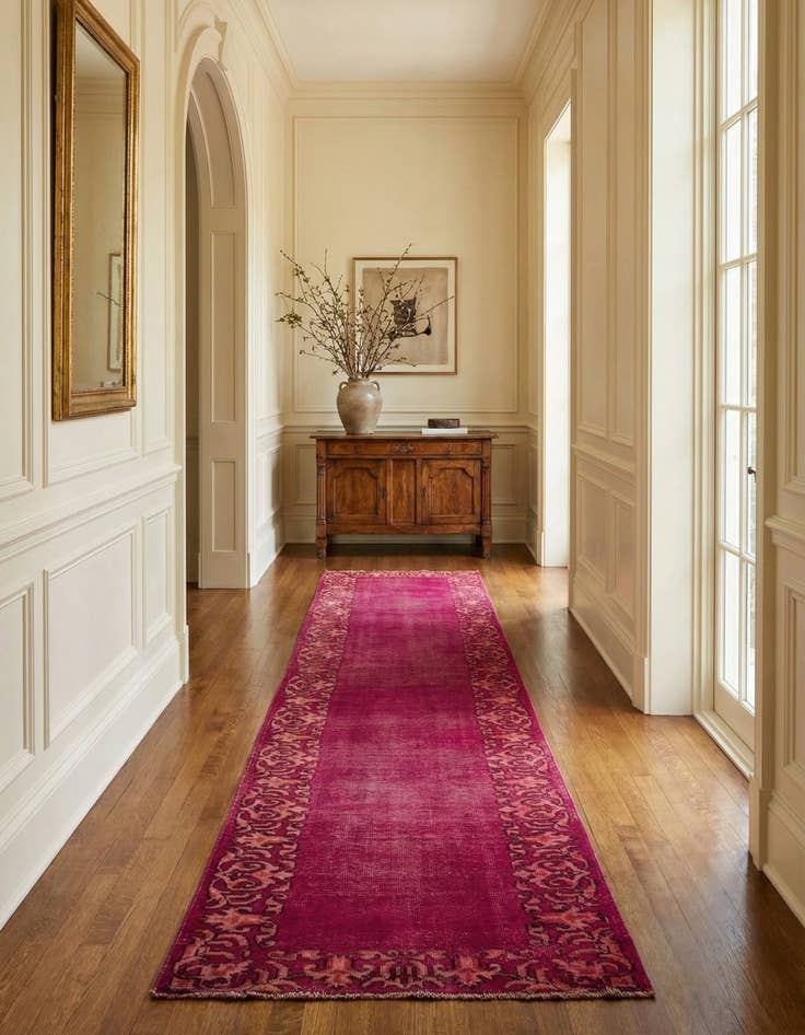 Detail image of 2' 9 x 15' 6  Hand Knotted Ultra Vintage Persian Wool Runner Rug