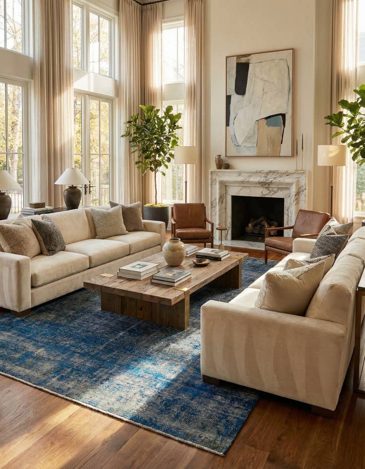 Detail image of 9' 9 x 12' 10  Hand Knotted Ultra Vintage Persian Wool Rug