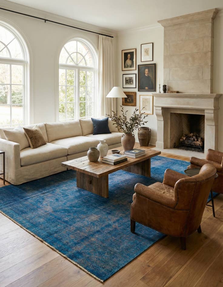 Detail image of 10' x 12' 3  Hand Knotted Ultra Vintage Persian Wool Rug