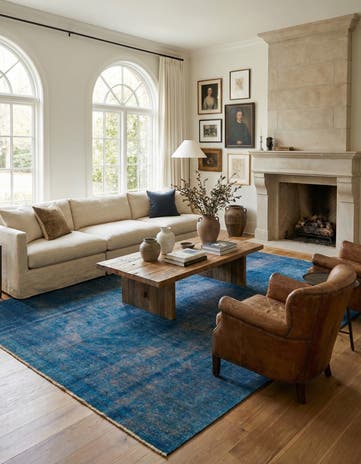 10' x 12' 3 Hand Knotted Ultra Vintage Persian Wool Rug