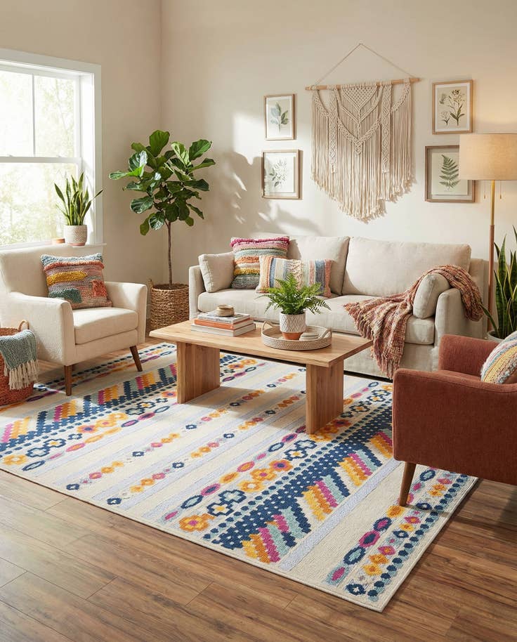 Detail image of 7' 10 x 10' Easy-Clean Aruba Indoor / Outdoor Rug