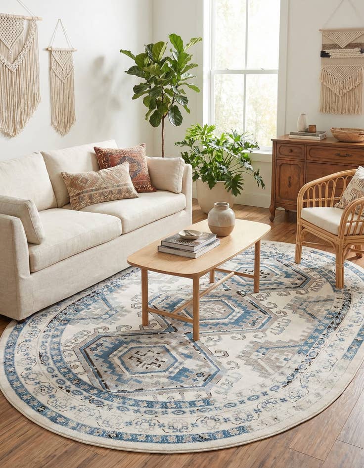 Detail image of  7' 10 x 10' Charlotte Oval Rug