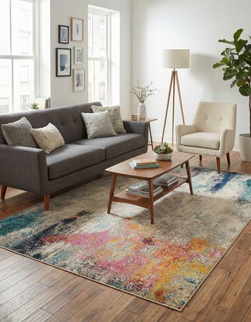5' x 8' Washable Theia Rug