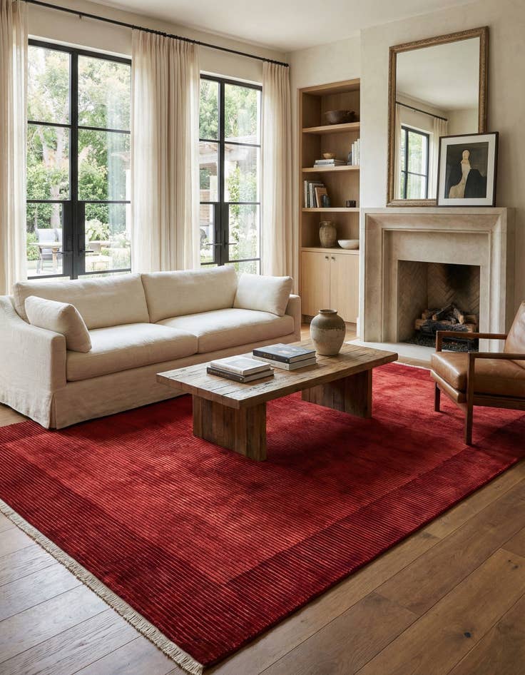 Detail image of 8' x 11' 3  Hand Knotted Darya Wool Rug