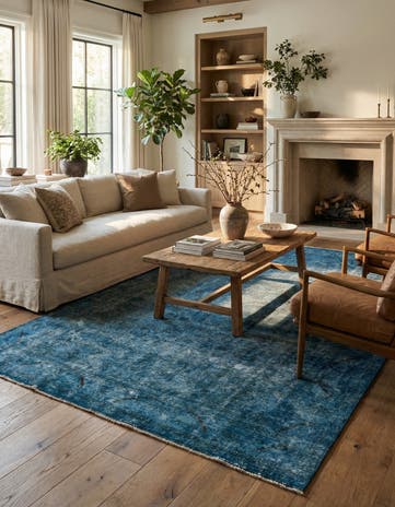 7' 8 x 11' 1 Hand Knotted Ultra Vintage Persian Wool Rug