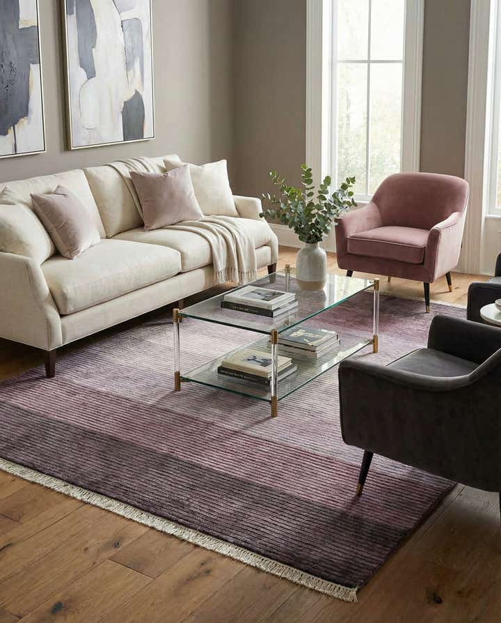 4' 11 x 6' 9 Hand Knotted Darya Wool Rug