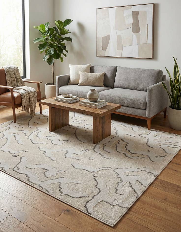 Detail image of  6' x 9'  Washable Sabrina Soto Indoor / Outdoor Rug