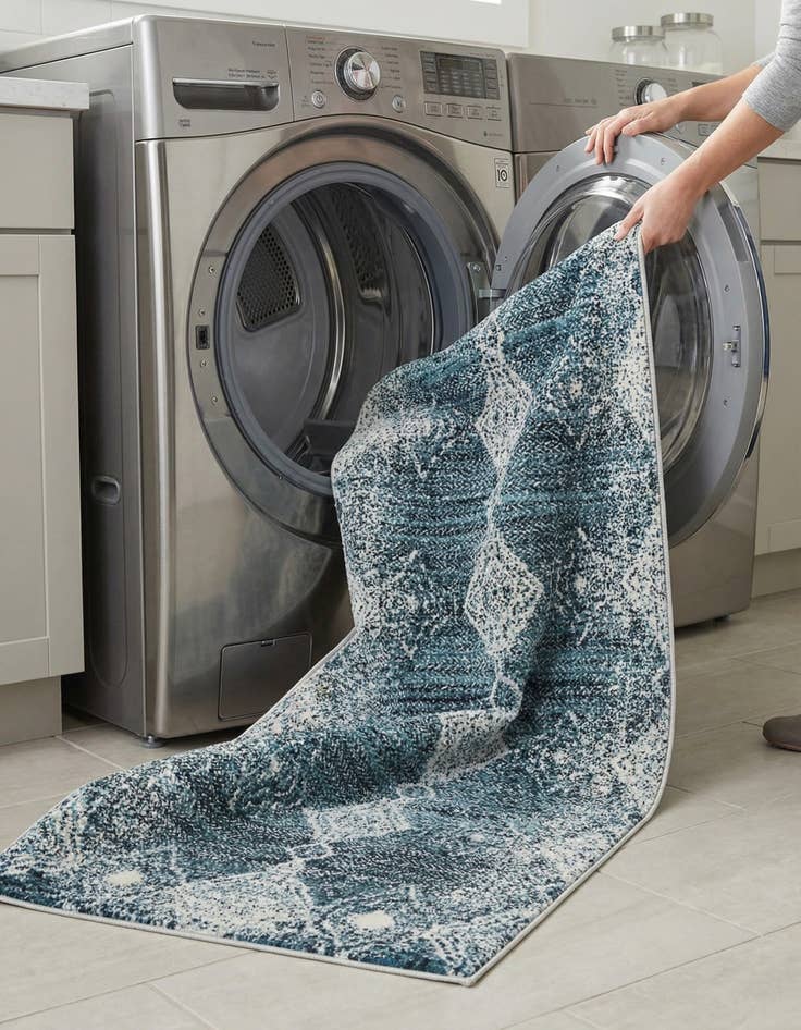 Detail image of  2' 7 x 12' Kamala Washable Runner Rug