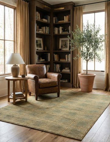 4' 10 x 6' 5 Hand Knotted Kashkuli Gabbeh Wool Rug