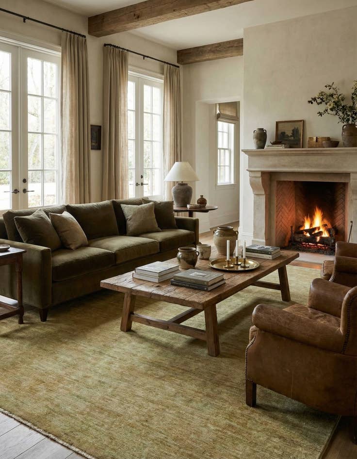 Detail image of 5' 7 x 7' 6  Hand Knotted Over-Dyed Ziegler Rug